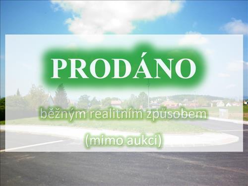 PRODÁNO (Běžným prodejem - bez aukce) Stavební pozemek, 1.046 m2, Staré Hodějovice, okr.České Budějovice